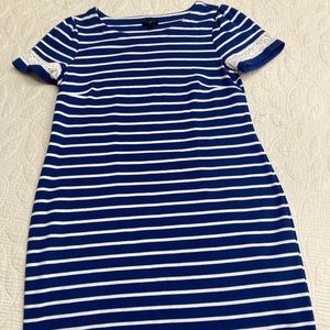 Talbots small petite jersey short sleeve Cotten dress